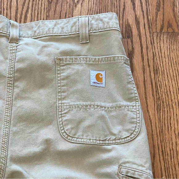 Carhartt Carpenter Tan Original Dugaree Fit Jeans 40 x 32 - Picture 9 of 10